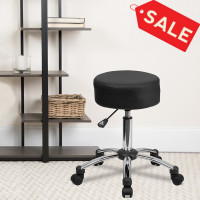 Flash Furniture Medical Ergonomic Stool with Chrome Base BT-191-1-GG